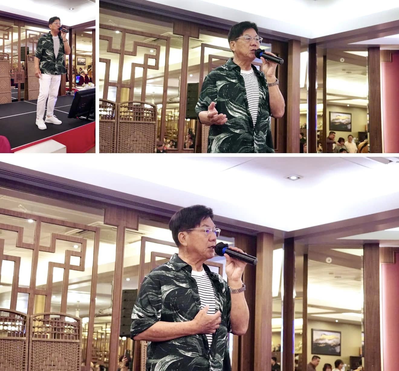 Gim Hong performing live